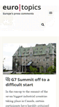 Mobile Screenshot of eurotopics.net